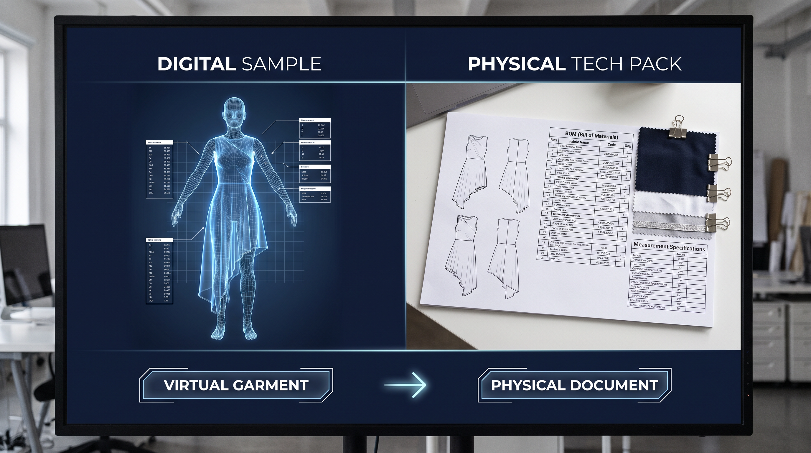 3D Virtual Sample & Tech Pack